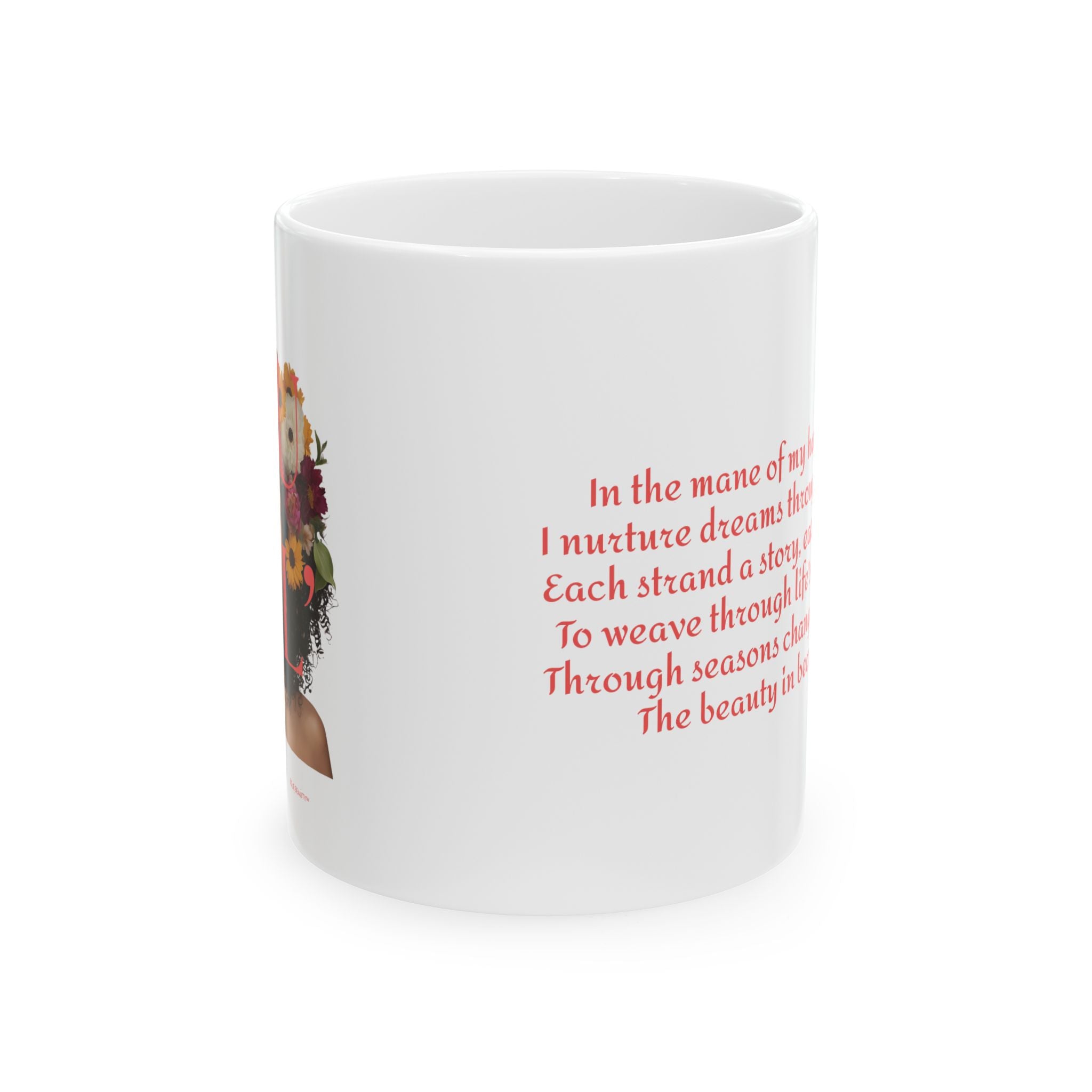 CURL'D Ceramic Mug, 11oz