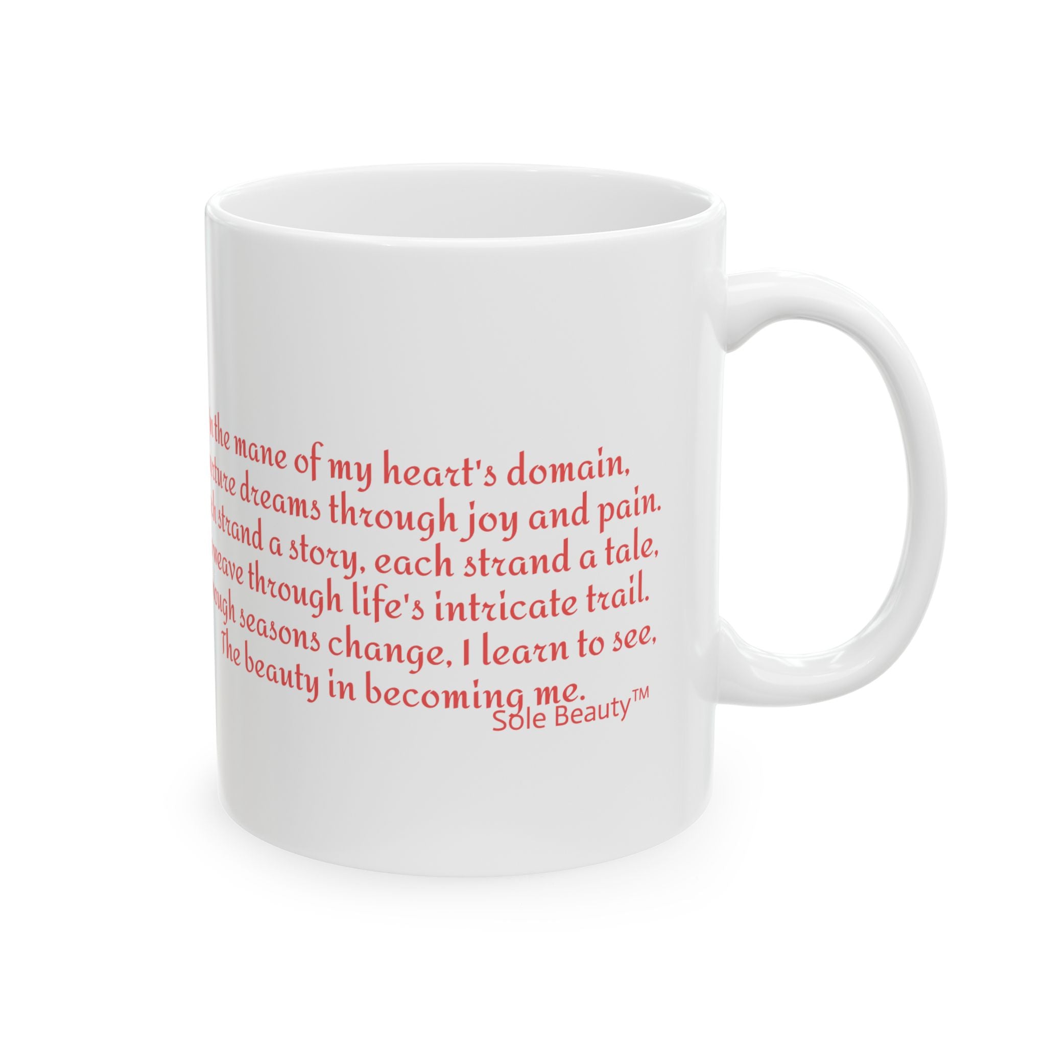 CURL'D Ceramic Mug, 11oz