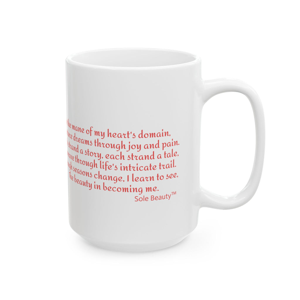 CURL'D Ceramic Mug, 11oz