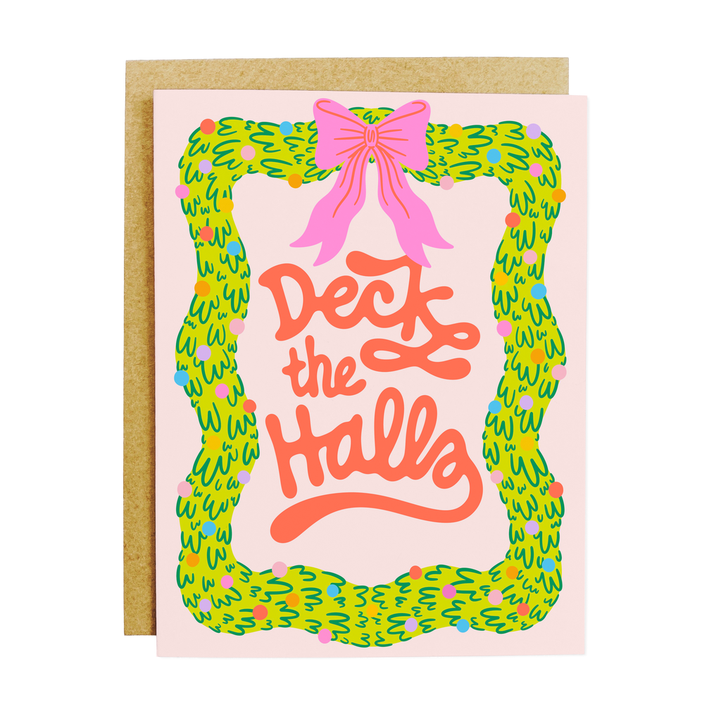 Deck the Halls Card