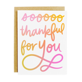 Thankful For You Card