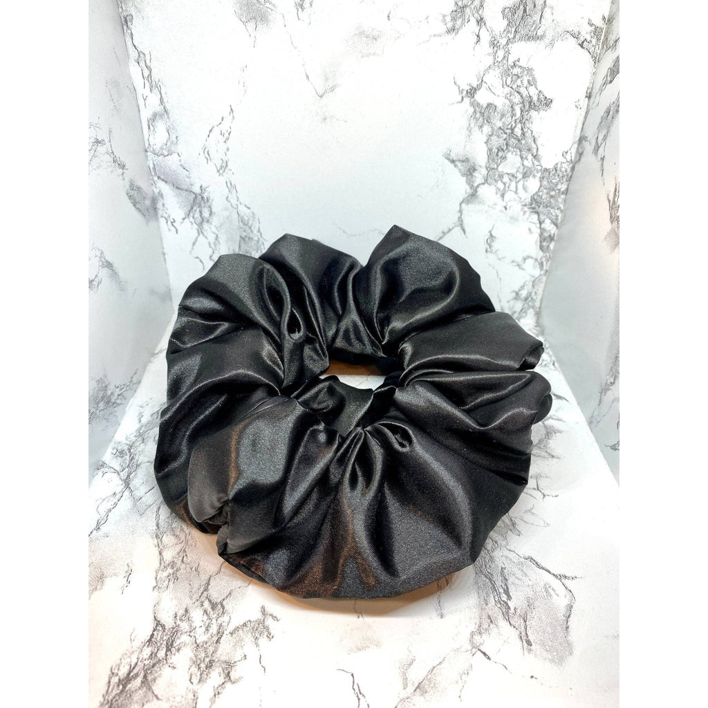 Black Silk Scrunchie