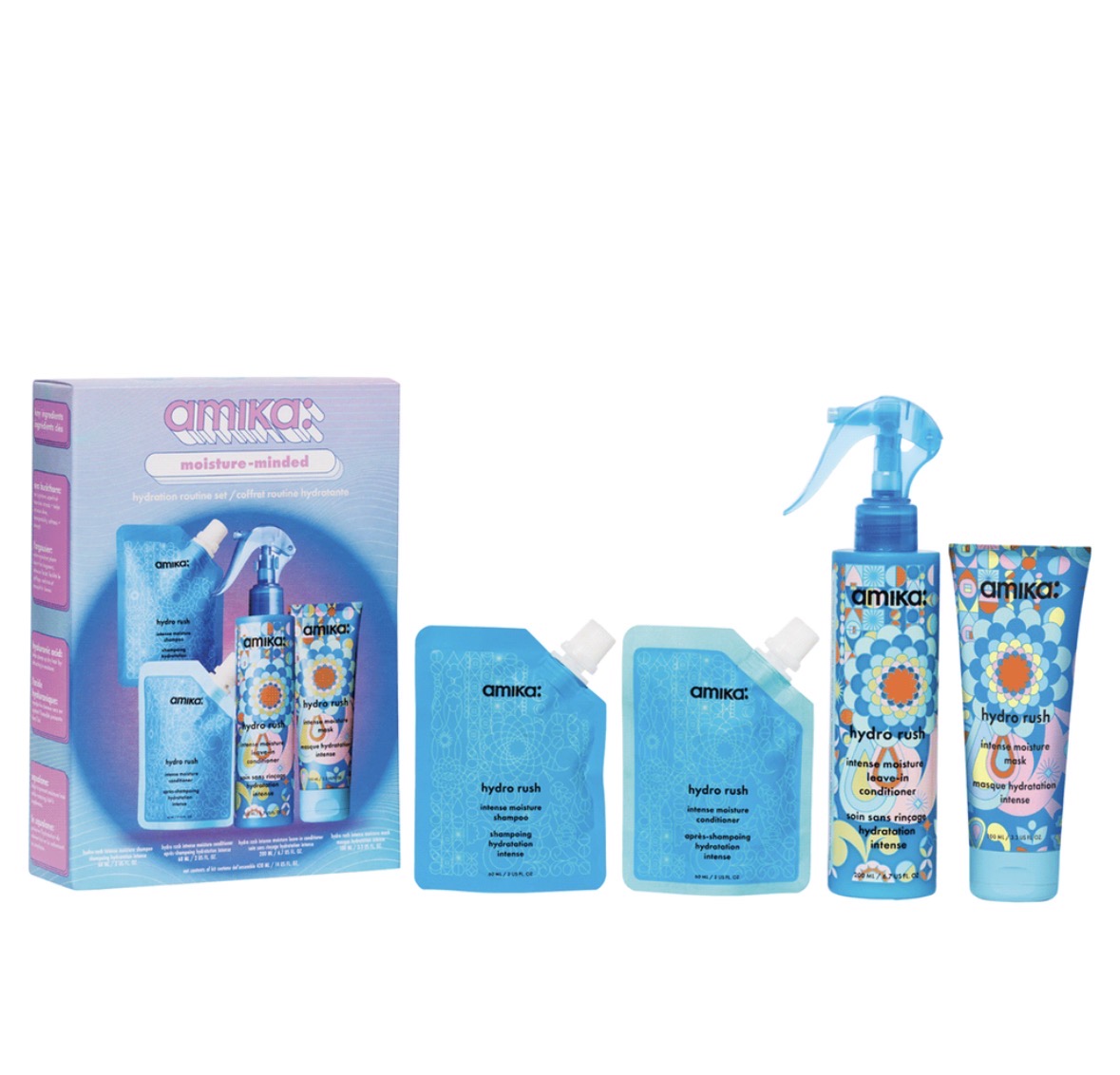 Amika Hydro Rush Moisture-Minded Kit