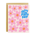 Happy Mama Day Flowers Card